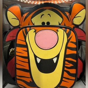 Loungefly Tigger Crossbody Bag - Orange, Black, Pink, Yellow